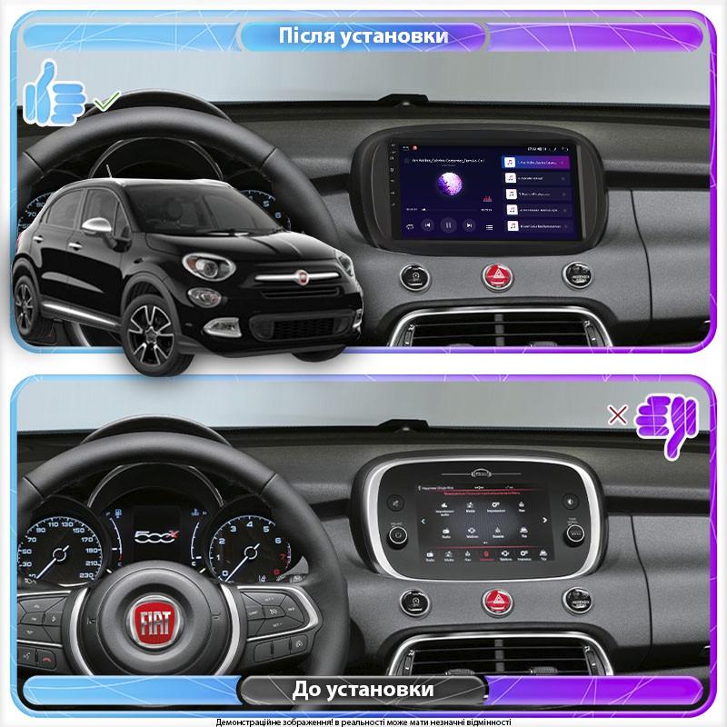 Автомагнітола штатна Lesko CarPlay/4G/Wi-Fi/GPS для Fiat 500X I 2014-2018 2/32Gb 9" (2085117663) - фото 2