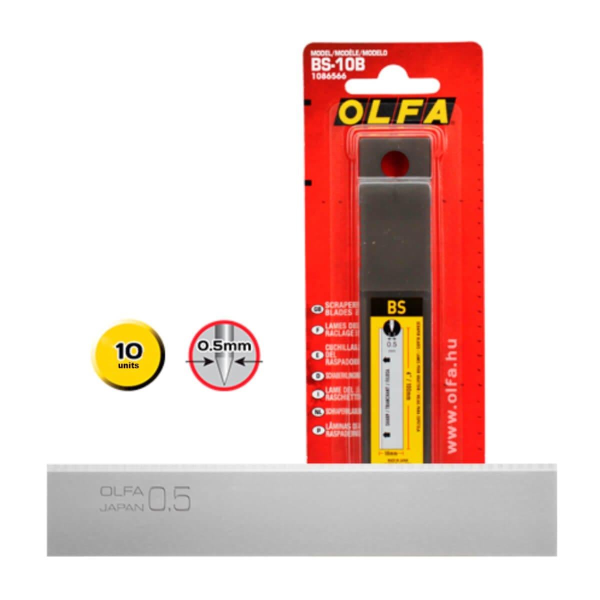 Лезвие-скребок Olfa BS08-6B 6 шт. (OF-BS08-6B)