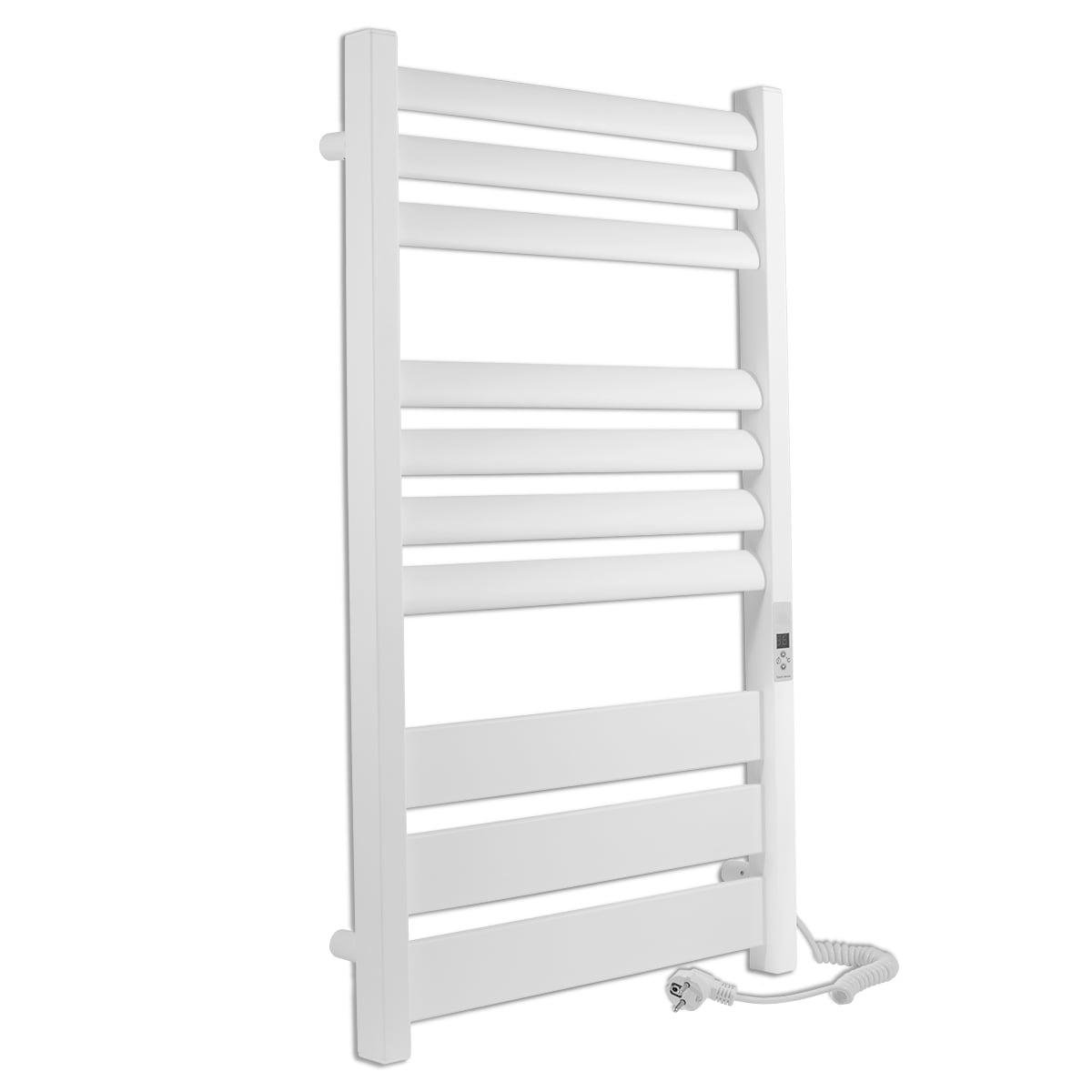 Полотенцесушитель электрический Laris Зебра Лавина ЧК10 подключение справа 500x900 мм Белый (75201088)