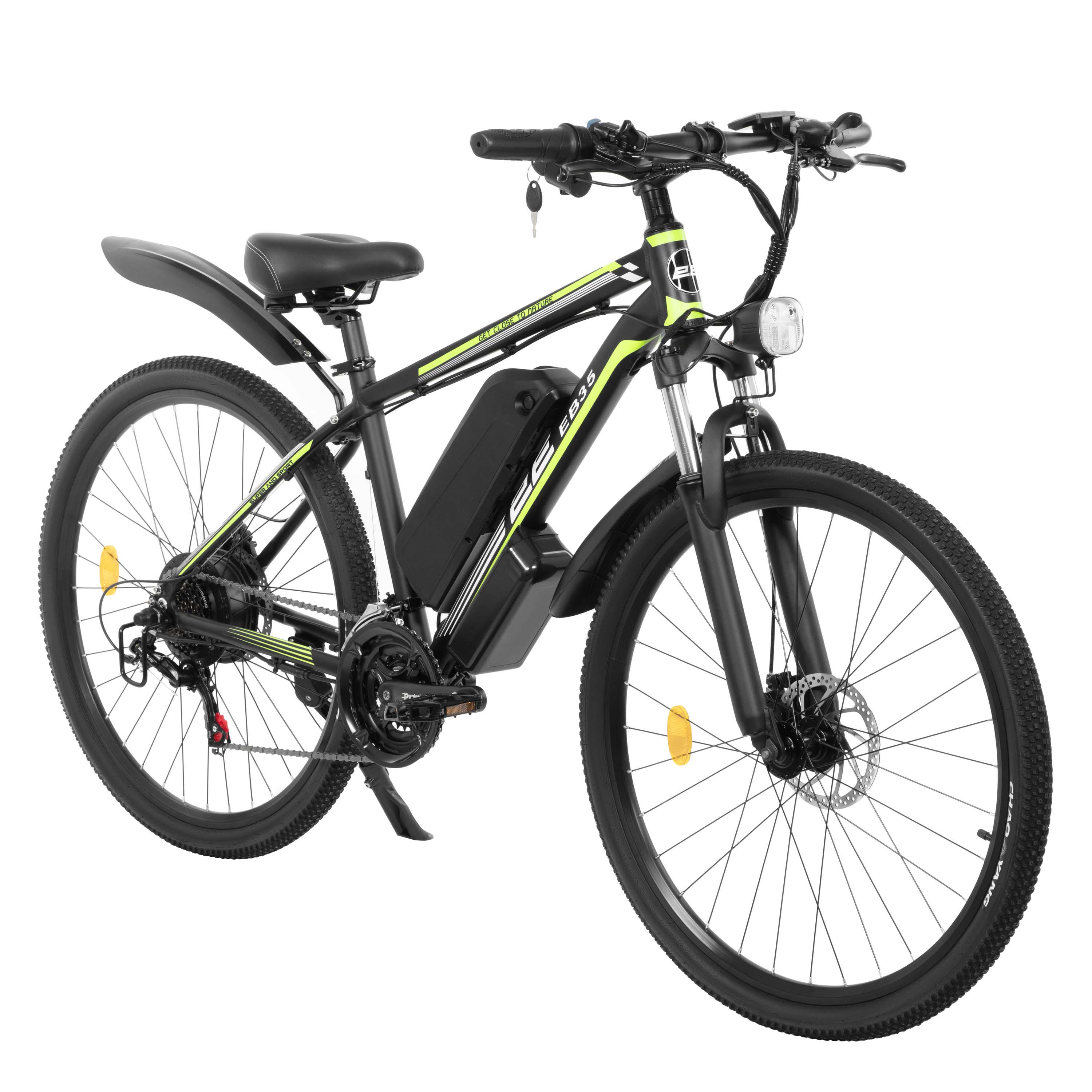 Електровелосипед 2E EB35 d коліс 27,5" 500 Вт Чорний із зеленим (5ab75c21) - фото 3