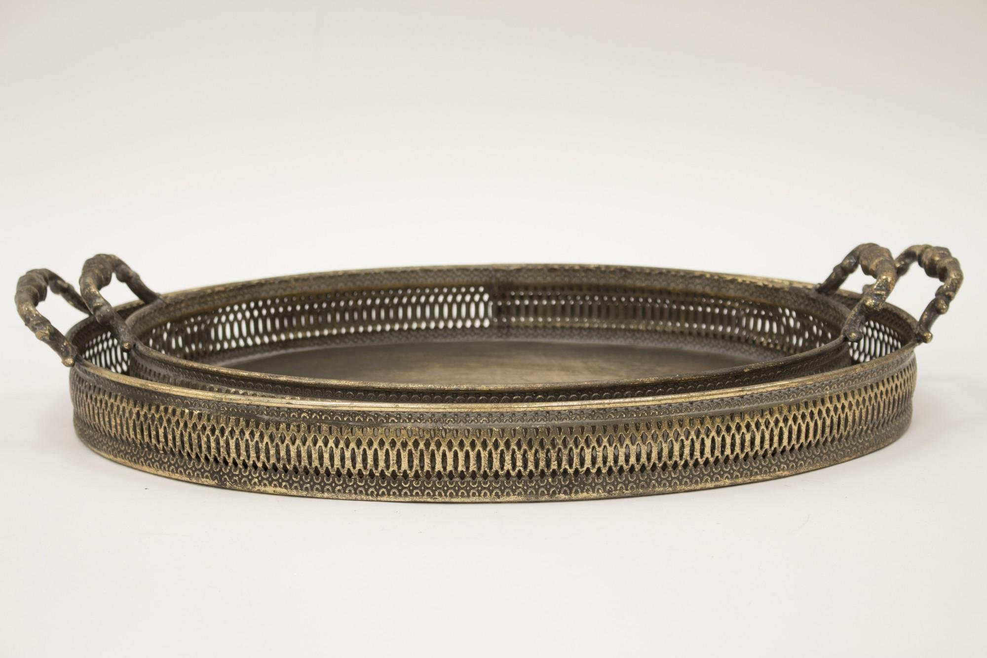 Набір таць декоративних 3 шт. 9x44,5x44,5/9x39,5x39,5/8,5x35x35 см (164747) - фото 3 Набір таць декоративних 3 шт. 9x44,5x44,5/9x39,5x39,5/8,5x35x35 см (164747) - фото 3