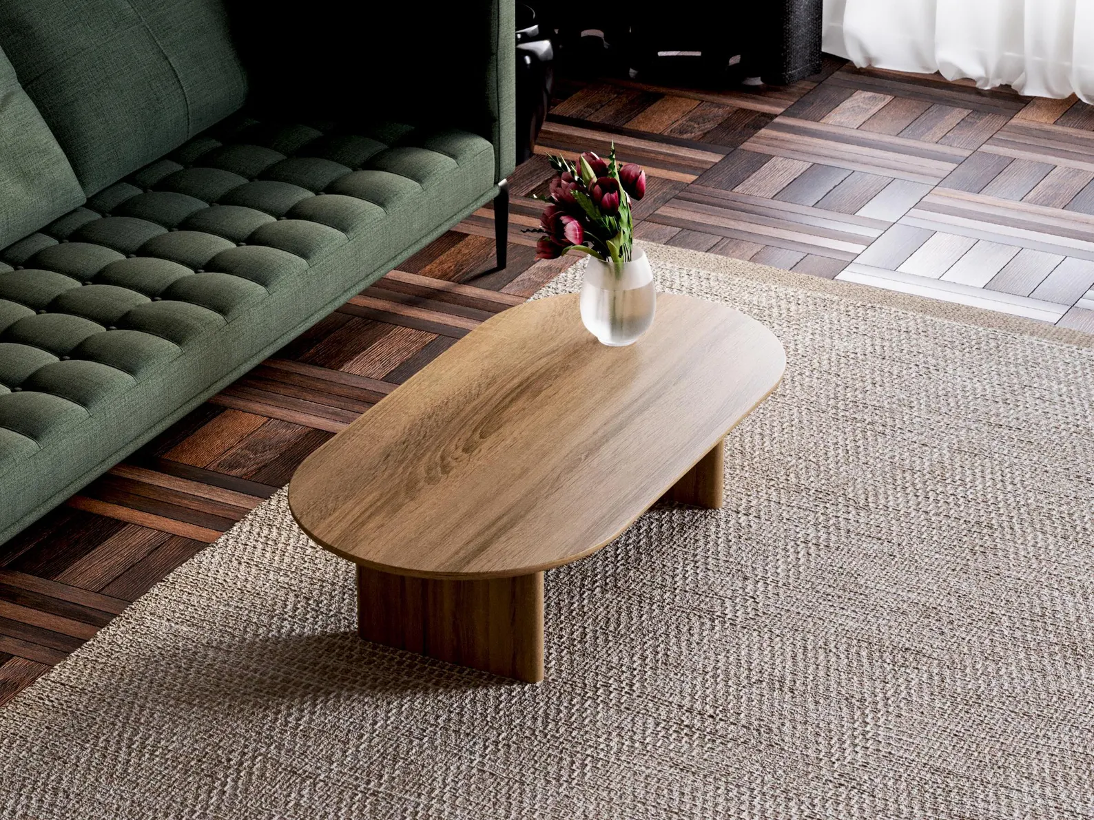 Журнальный столик Hugo из массива дуба (2693971753)