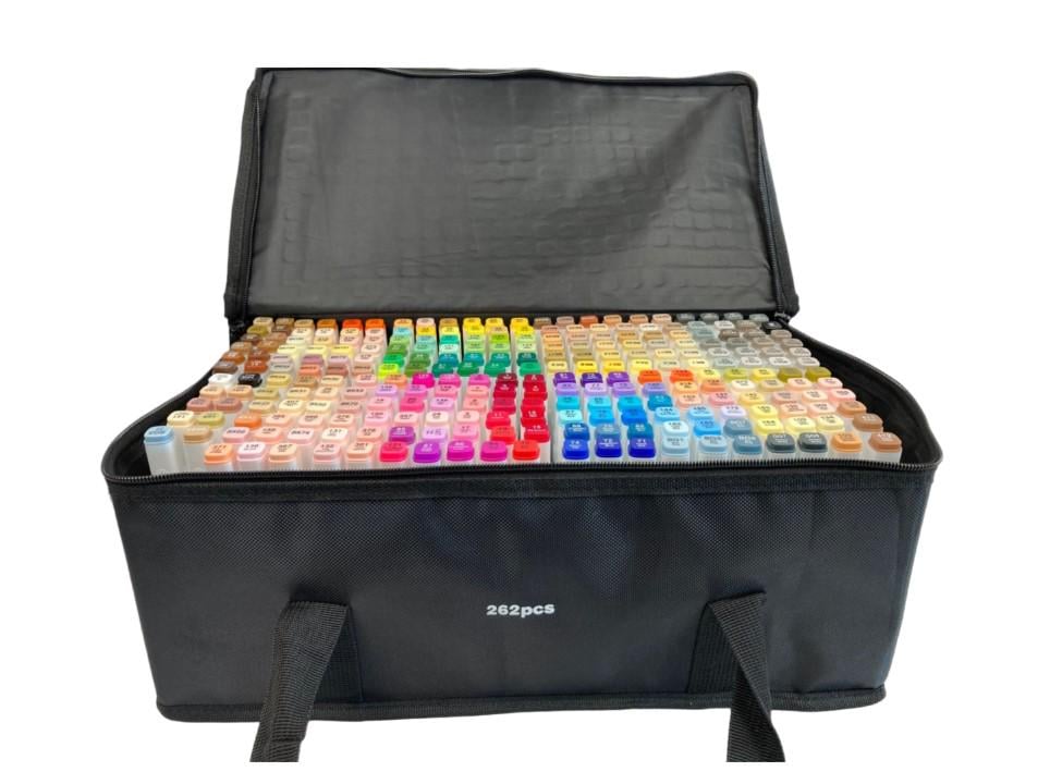 Маркеры спиртовые Touch Smooth для скетчей и рисования 262 шт. (1801953687)