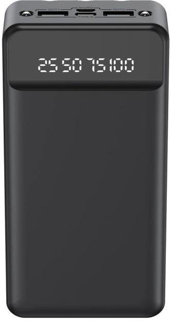 Аккумулятор портативный XoPR164 2USB 30000 mAh Черный (216-00042)