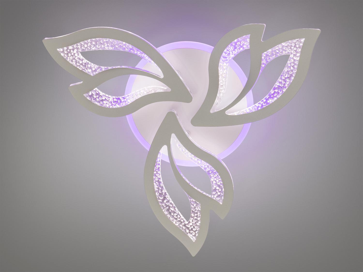 Люстра стельова світлодіодна з димером 55W (2455/3WH 3col dim) - фото 3 Люстра стельова світлодіодна з димером 55W (2455/3WH 3col dim) - фото 3