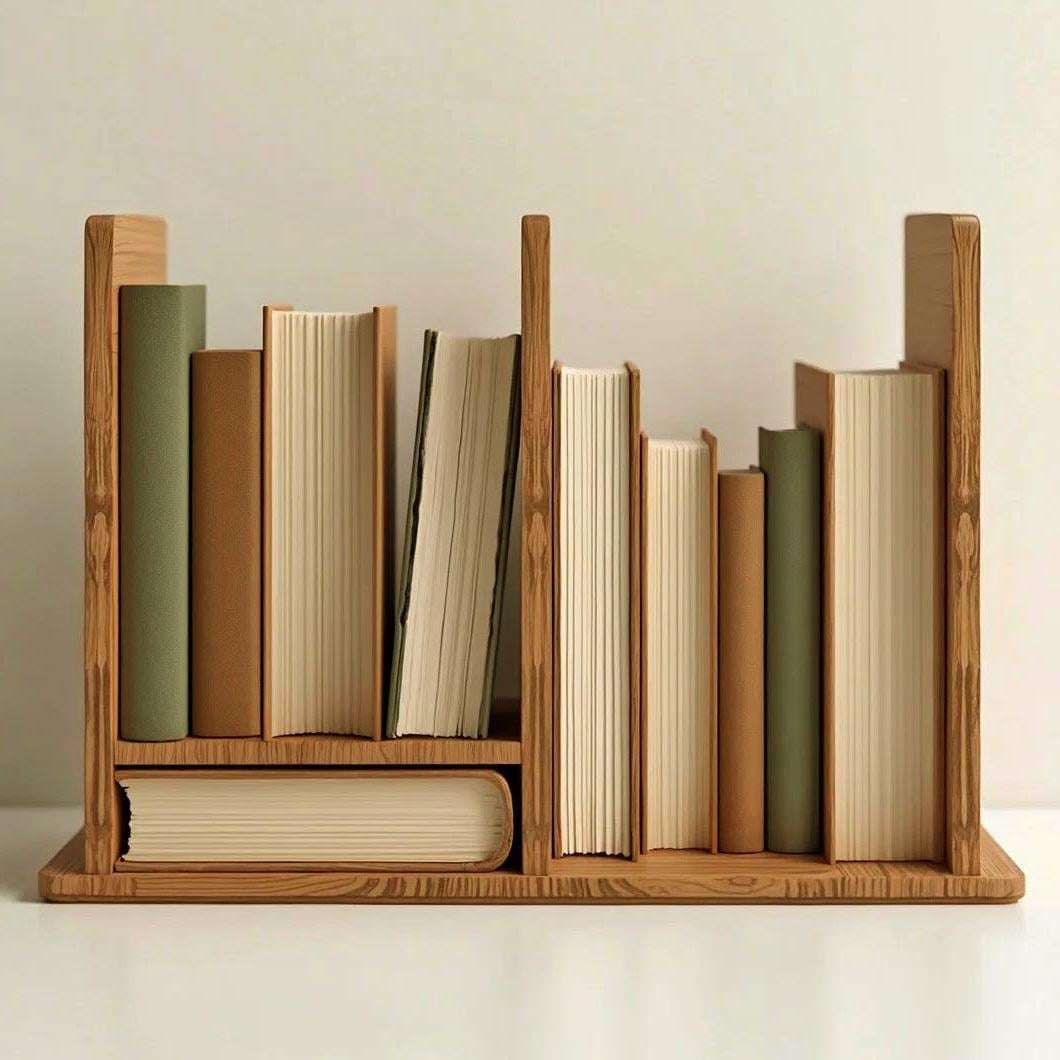 Полка книжная настольная из дерева Камарас Сиена (КПА-012505)