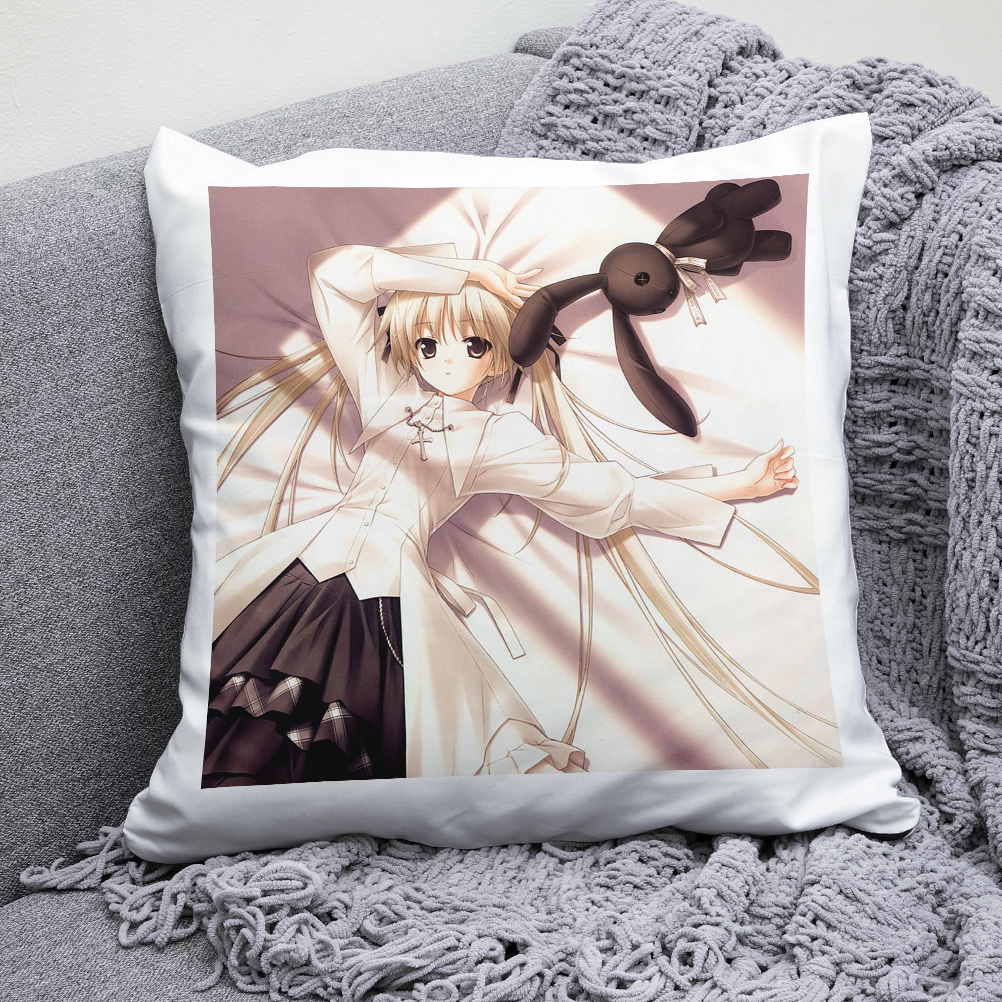 Плюшевая подушка квадрат с принтом аниме Связанные небом Yosuga no Sora