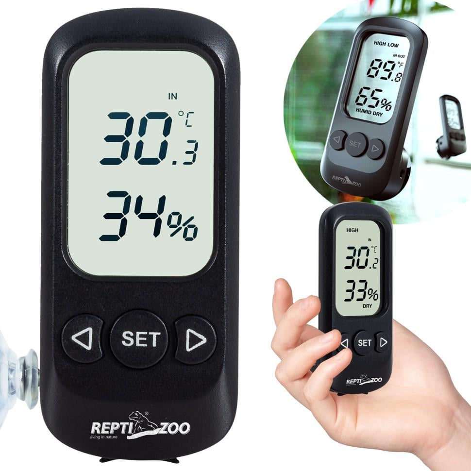 Гигрометр-термометр цифровой Repti-Zoo Digital Alarm Thermometer Hygrometer (SH129) - фото 3