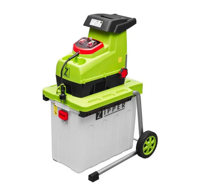Подрібнювач садовий Zipper 2?8 кВт Зелений (ZI-GHAS2800)