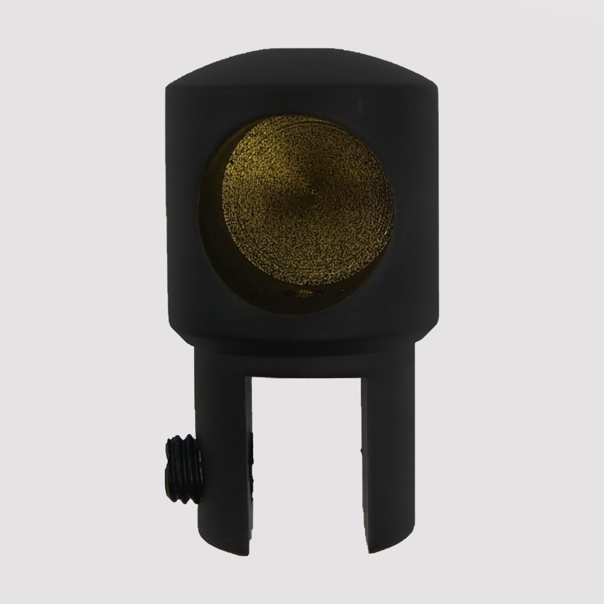 Крепление штанги глухое 914 A Черный матовый Крепление штанги глухое 914 A Черный матовый