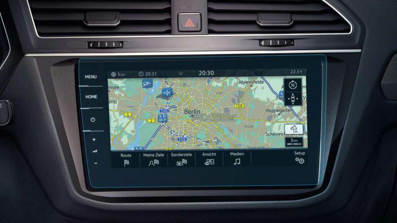 Защитное стекло Pixsel гибридное матовое на монитор Volkswagen TIGUAN 11,4" 2021
