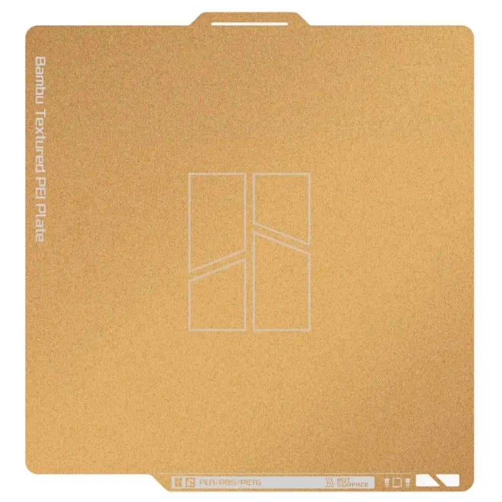 Пластина Bambu Lab P2S 256х256 мм текстурированная PEI покрытие (FAP033)
