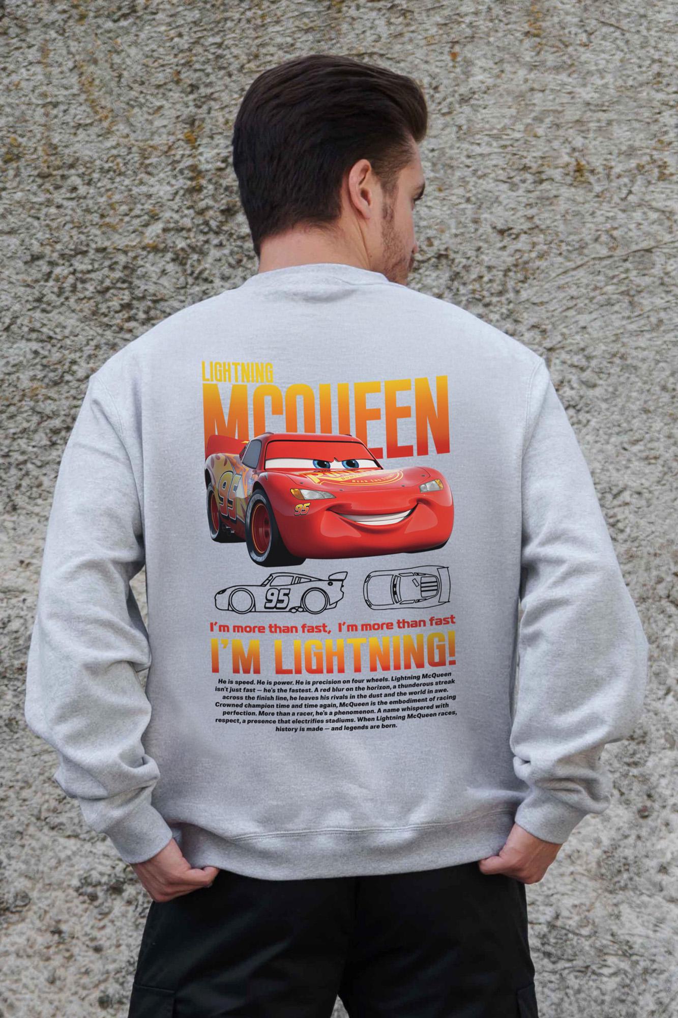 Свитшот оверсайз Mcqueen S/M Grey (S/M8055738)