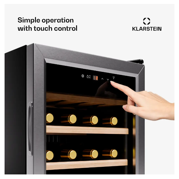 Холодильник винний KLARSTEIN Shiraz Premium Smart на 24 пляшки (10045339) - фото 7
