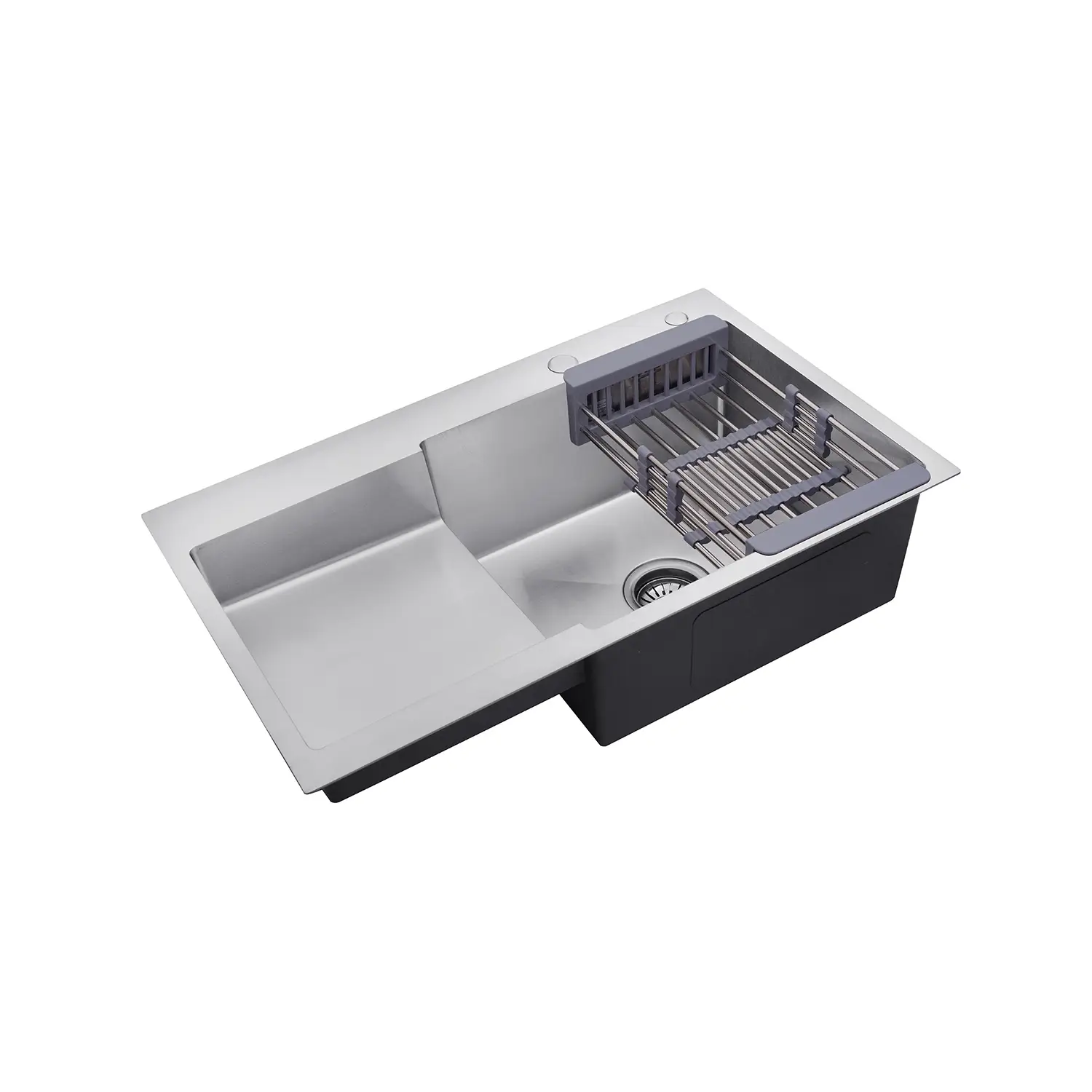 Мойка для кухни Kroner KRP Gebürstet-7848RHM 3/1 мм нержавеющая сталь с корзиной (7848RHM) Мойка для кухни Kroner KRP Gebürstet-7848RHM 3/1 мм нержавеющая сталь с корзиной (7848RHM)