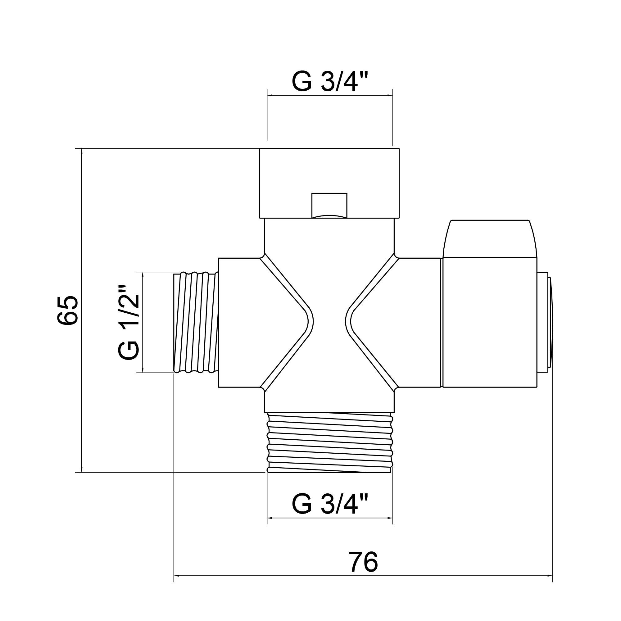 Дивертор Qtap 44 (SD00006060) - фото 2 Дивертор Qtap 44 (SD00006060) - фото 2