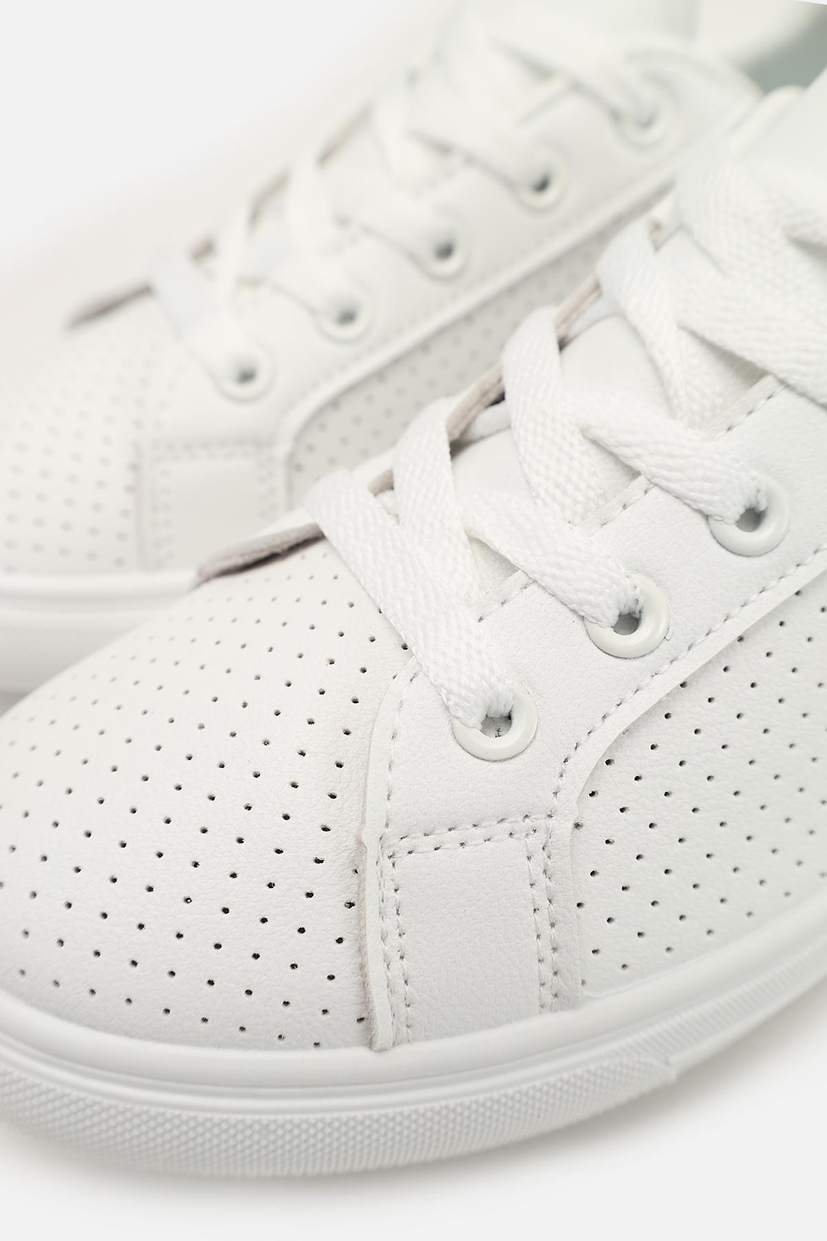 Кеди жіночі ЦБ-00273228 р. 40 Білий (SKT001053928) - фото 6 Кеди жіночі ЦБ-00273228 р. 40 Білий (SKT001053928) - фото 6