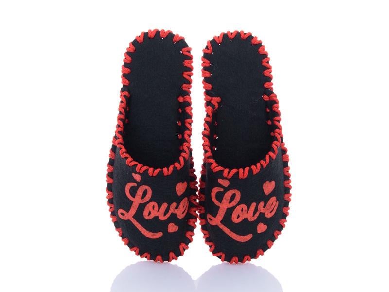 Тапочки фетровые женские VENDS 204 р. 38-39 Черный