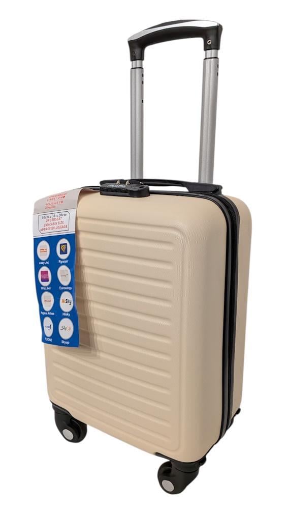 Чемодан Easy Move 004 мини ABS-пластик XS 40х30х20 см Кремовый
