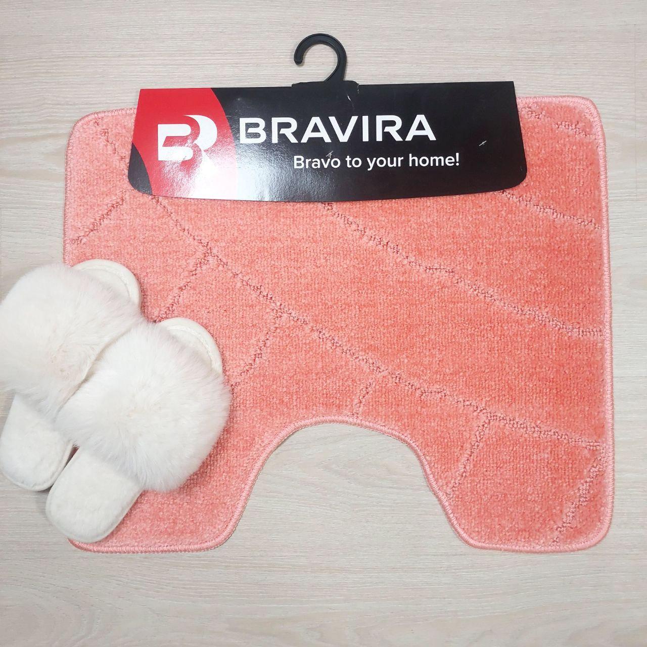 Килимок під унітаз Bravira Classik 50х60 см BR-CLT201825 (179-Salmon)
