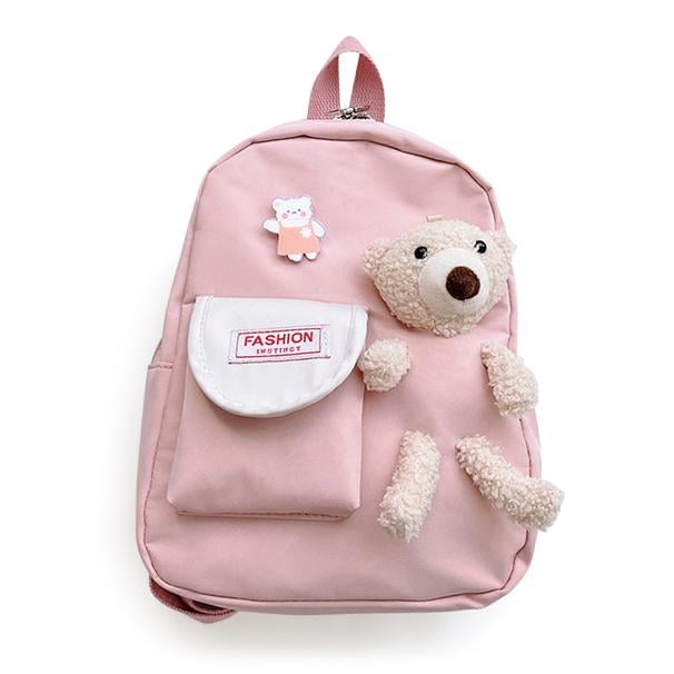 Дошкільний рюкзак Evo-kids Small-Bear Рожевий