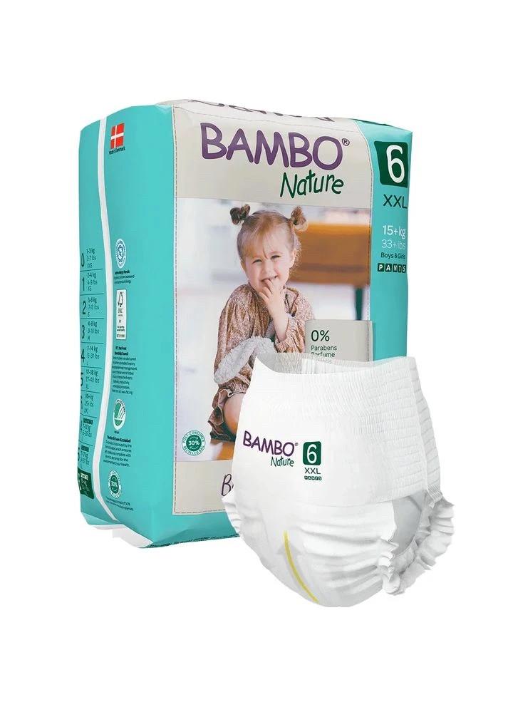 Підгузки-трусики еко Bambo Nature Pants р. 6 15+ кг 18 шт. (10000192) - фото 2