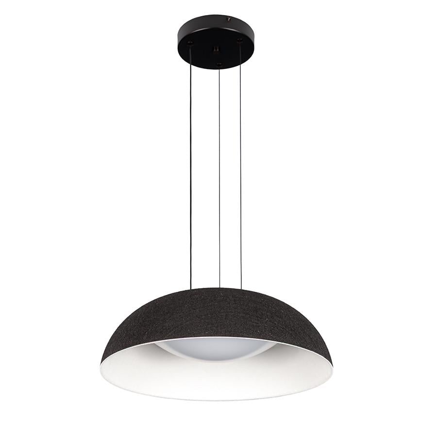 Люстра светодиодная 781PL3953 410 BK/WH 24W Черный снаружи/Белый внутри