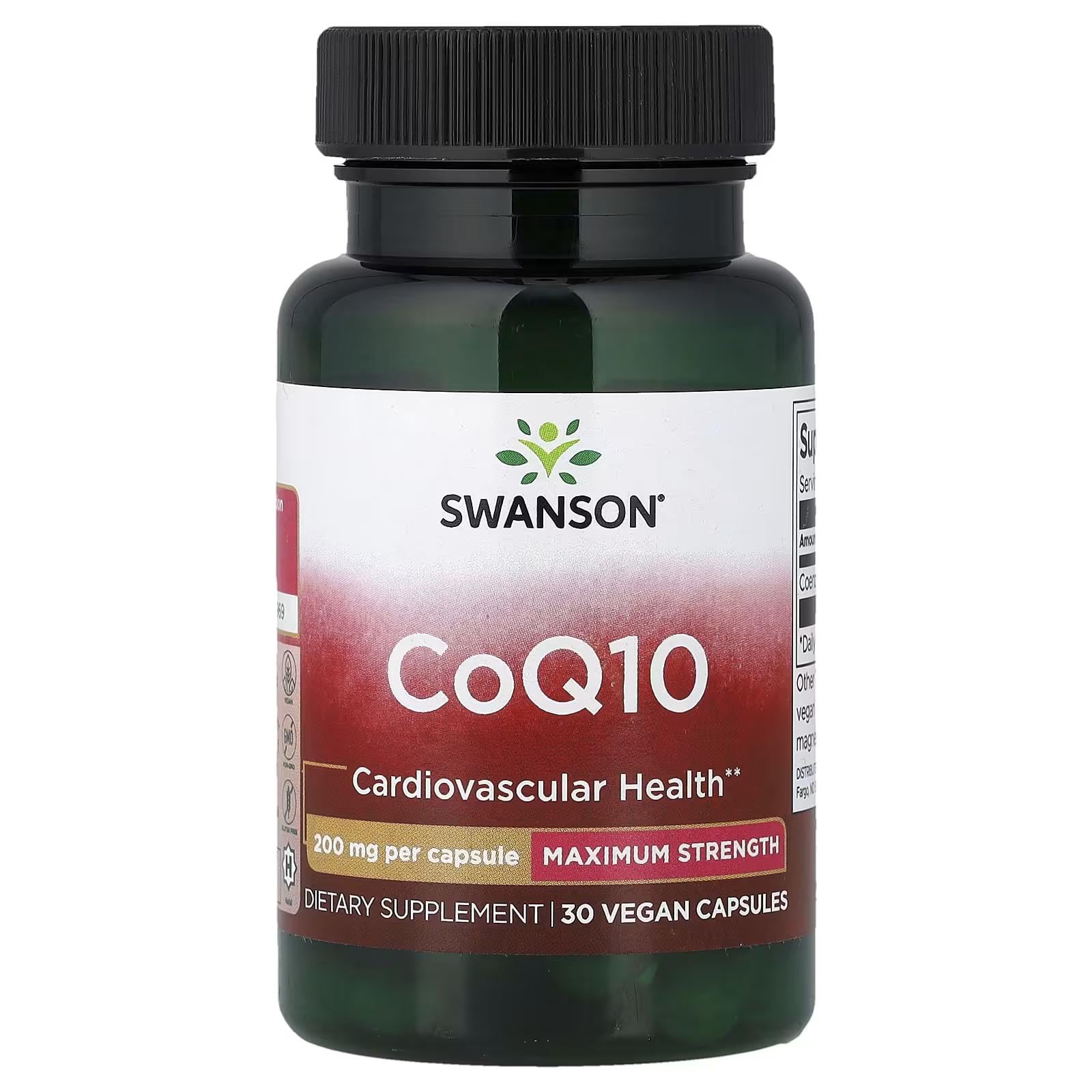 Коэнзим Q10 Swanson Co Q-10 30 кап. 200 мг