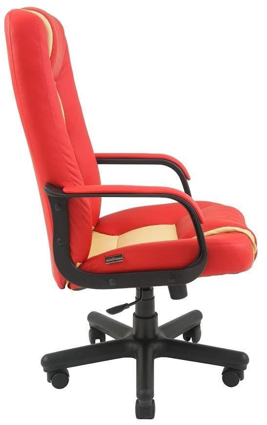 Крісло офісне комп'ютерне Chelsea Fly 2218-2230 ПлаStick М2 AnyFix Помаранчево-чорний - фото 3