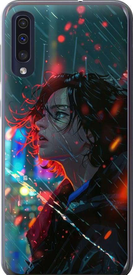 Чехол на Samsung Galaxy A50 2019 A505F Ночные огни (6096u-1668-42517)
