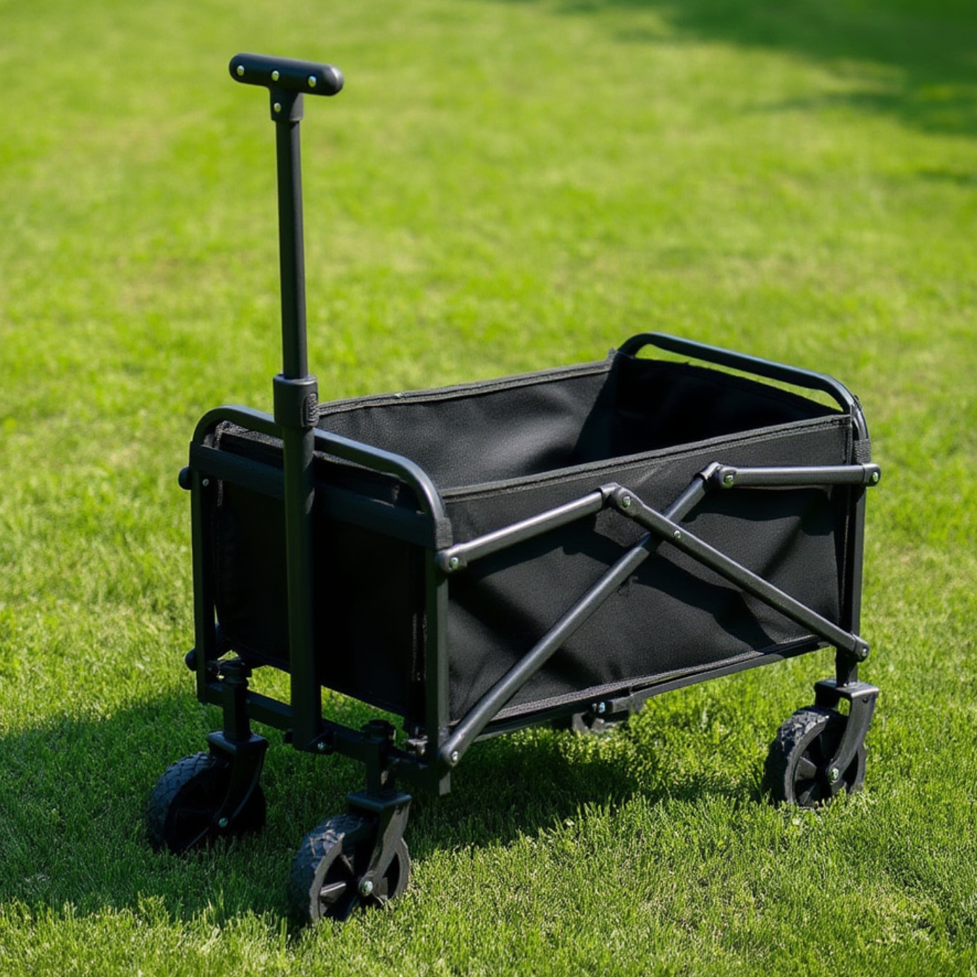 Тележка складная для перевозки вещей и продуктов многоцелевая для походов в магазин/кемпинга/транспортировка и хранение