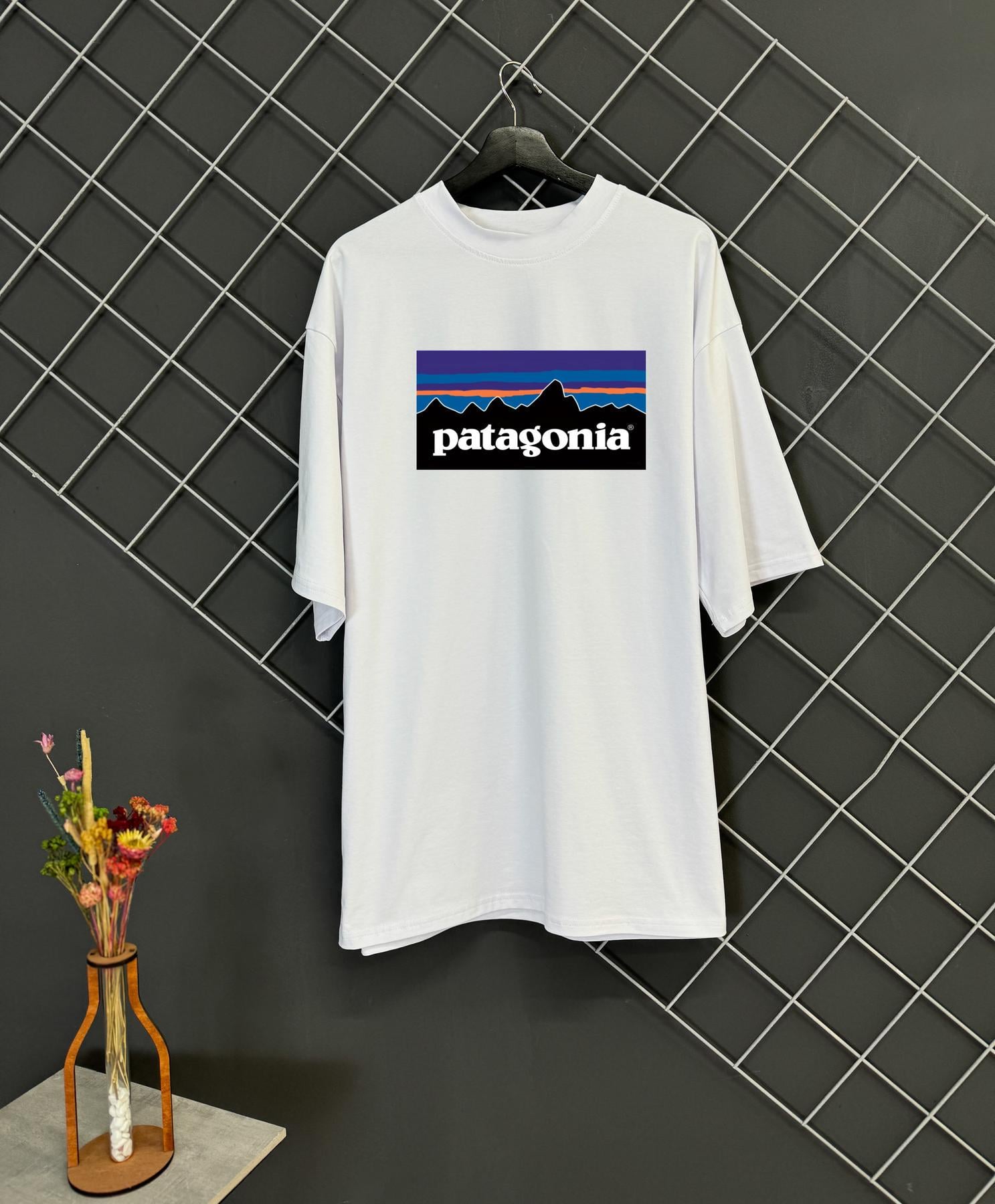 Футболка мужская Patagonia оверсайз трикотажная L Белый (26362/2) Футболка мужская Patagonia оверсайз трикотажная L Белый (26362/2)