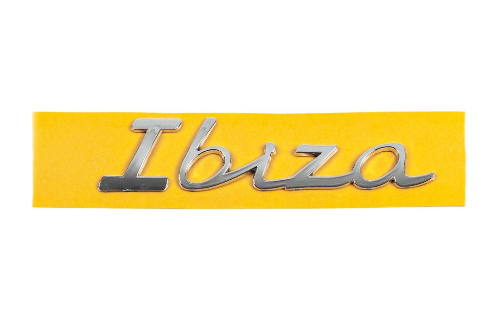 Надпись Ibiza 6F0853687 Davs Auto для Seat Ibiza 2017- гг. abs-пластик Хром
