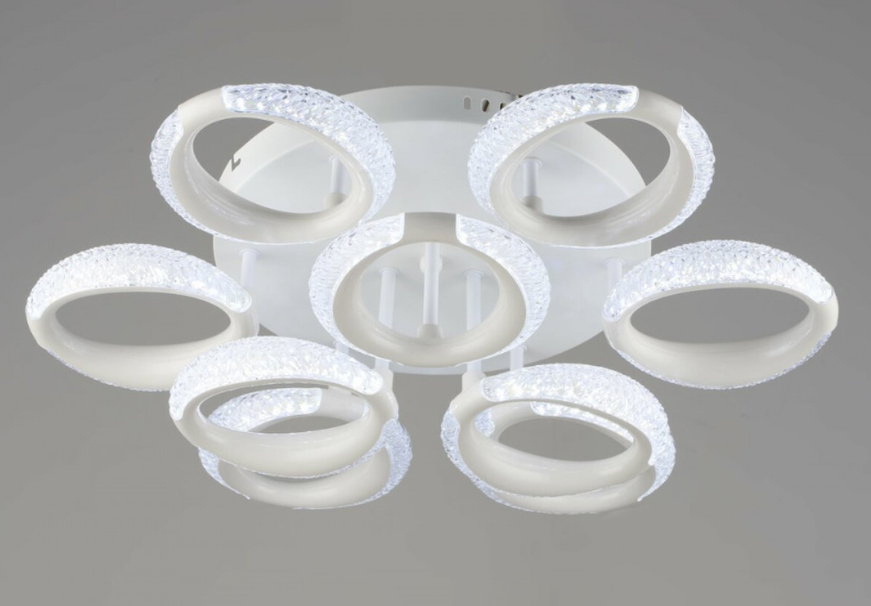 Люстра светодиодная потолочная Sirius B YH1303/9 WT 54W (000045193)