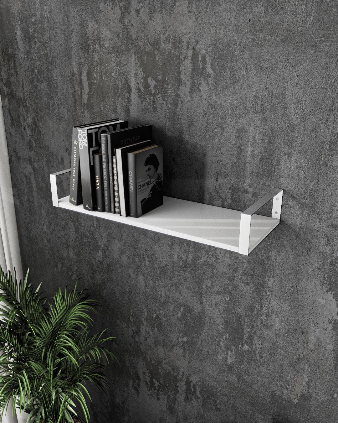 Полка навесная Moreli FXR-21 LOFT 600х126х220 мм Белый (fxr-21-wh)