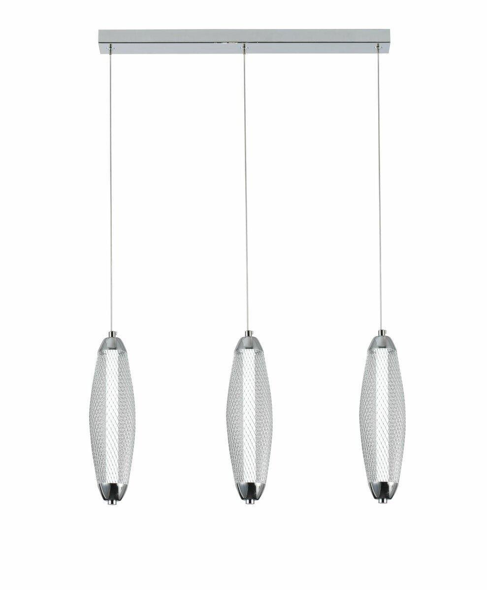 Подвесной светильник светодиодный Valeso G 24W Хром (2667/3L)