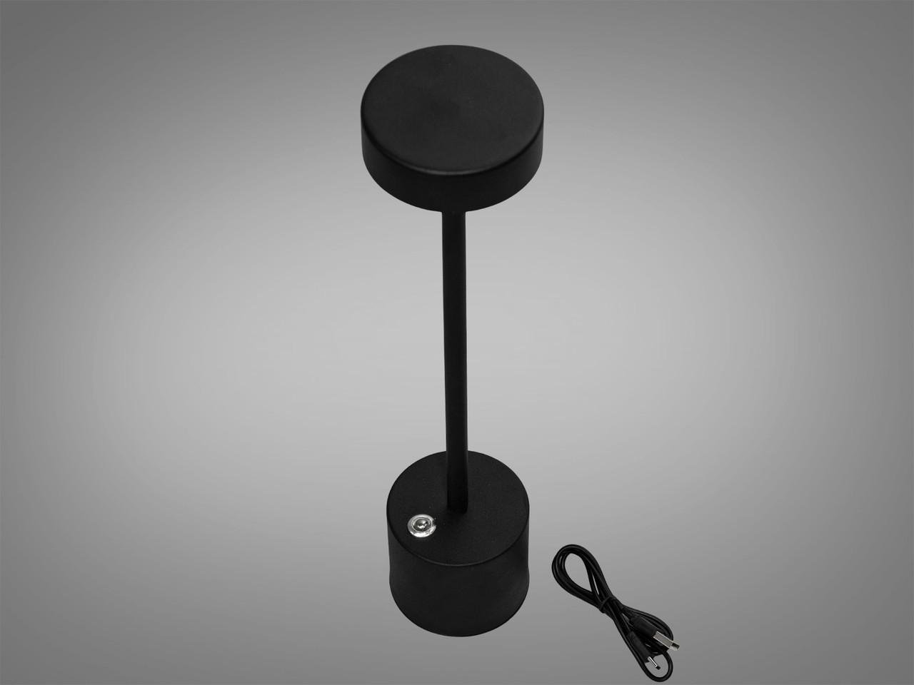 Настільна лампа із сенсором LED 930277BK-LS Циліндрична 5W Чорний (2498055987) - фото 2