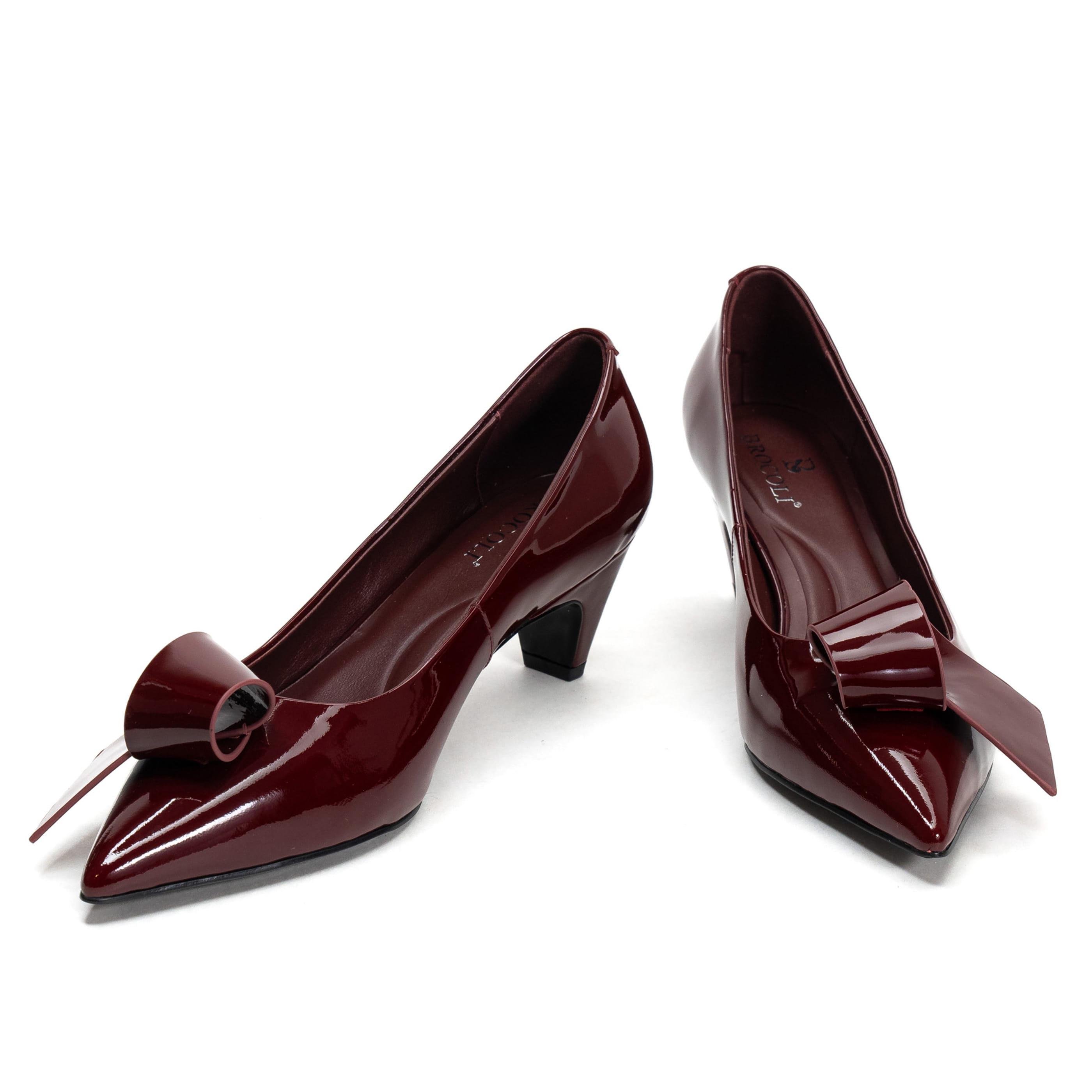 Туфли Brocoly 01590 р. 36 Бордовый (104363707)