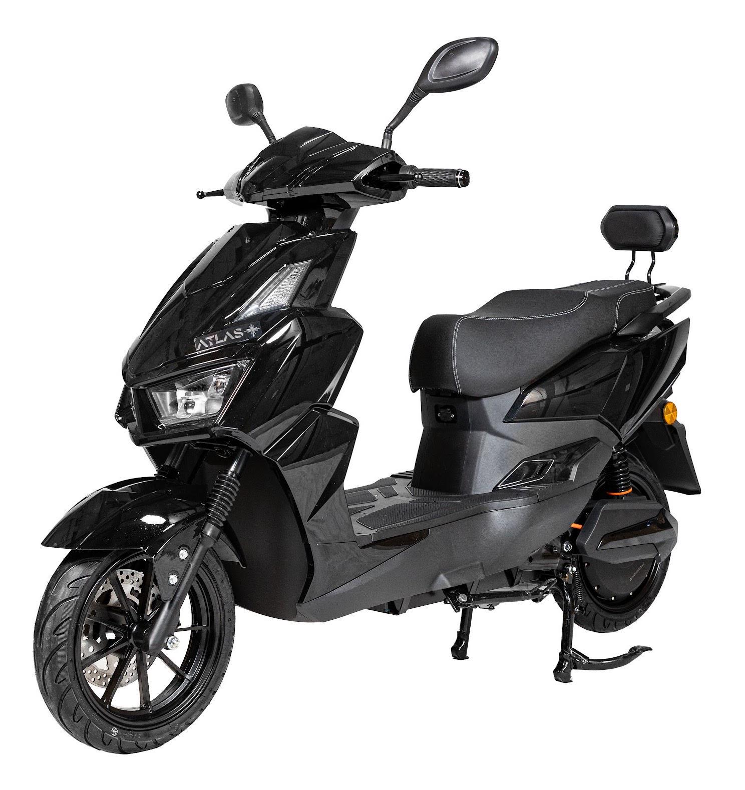 Электроскутер ATLAS Tiger Plus 2000W Black (3168) Электроскутер ATLAS Tiger Plus 2000W Black (3168)