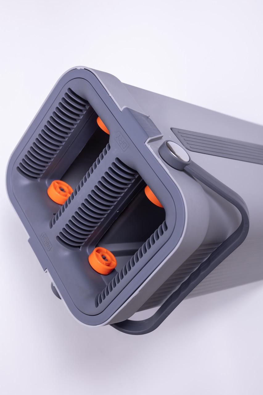 Швабра телескопическая с плоской насадкой/ведро с двумя секциями - фото 8 Швабра телескопическая с плоской насадкой/ведро с двумя секциями - фото 8