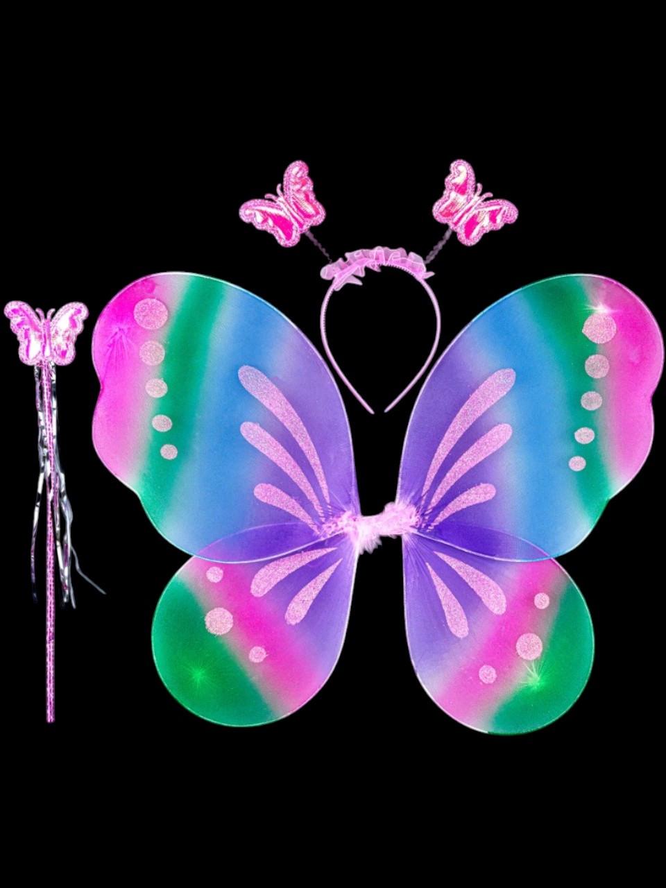 Крила-метелики Феї 39x44 см Різнокольоровий (2800207184) - фото 2