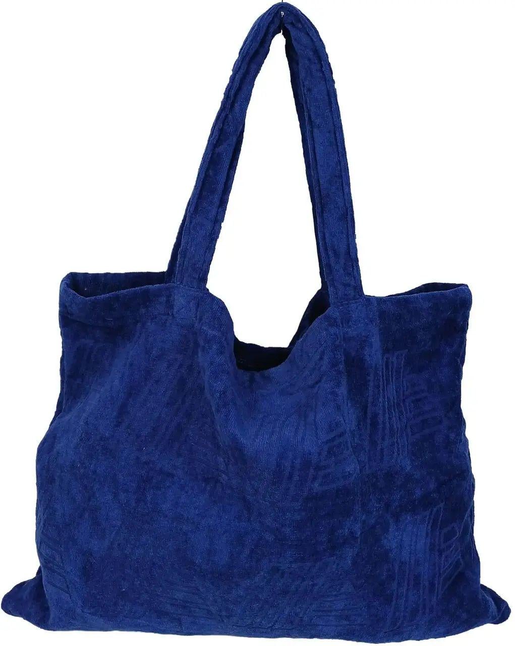 Сумка пляжна Deltex бавовоняна Синій (4061461402129)