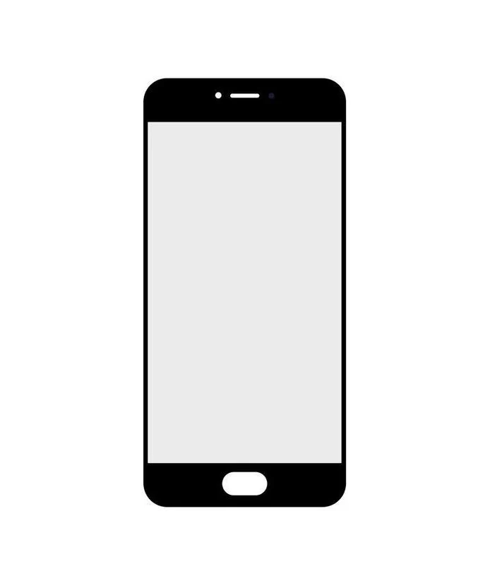 Скло для переклейки дисплея для Meizu Pro 6 Чорний (000018777)