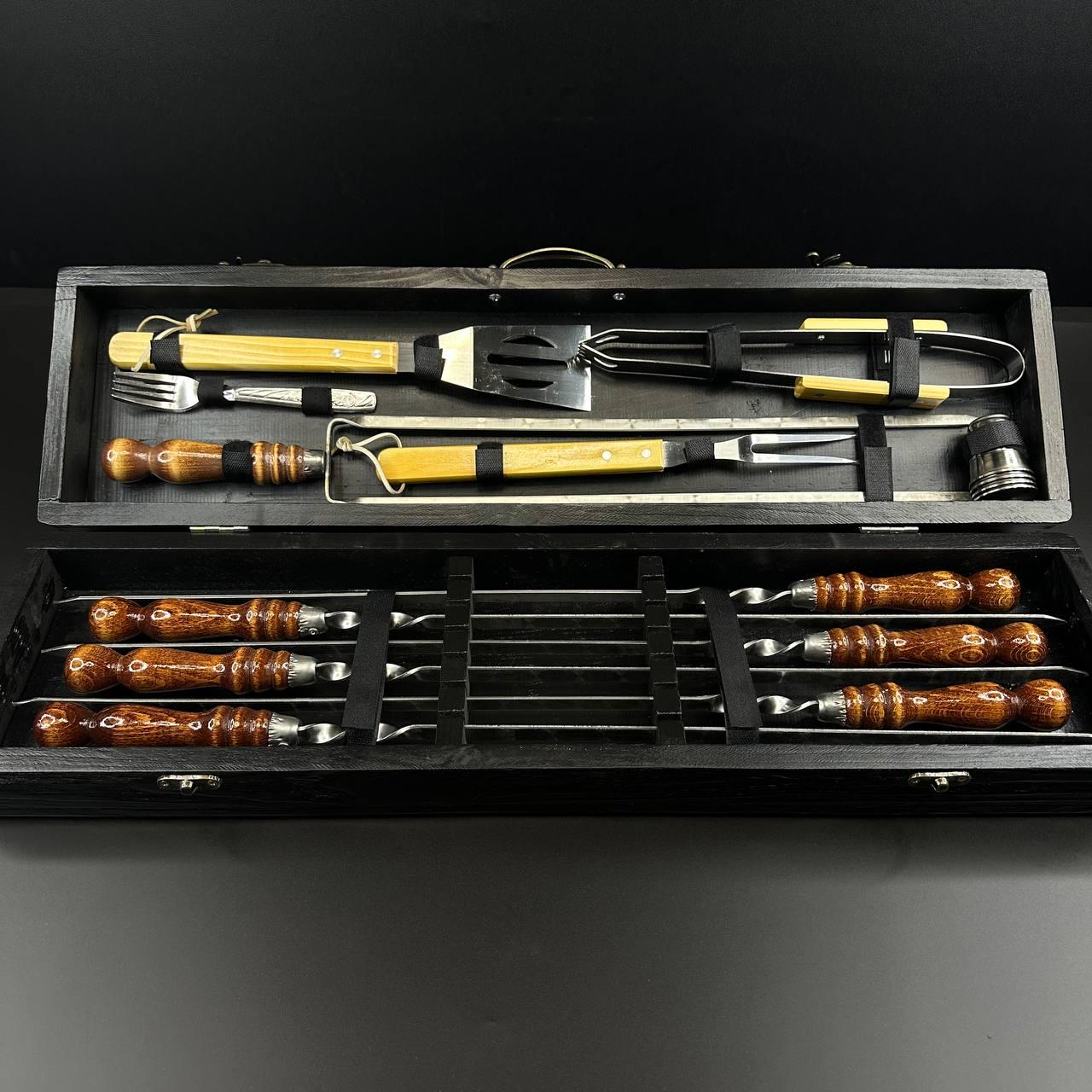 Набор шампуров в кейсе Grill Box 3 S1