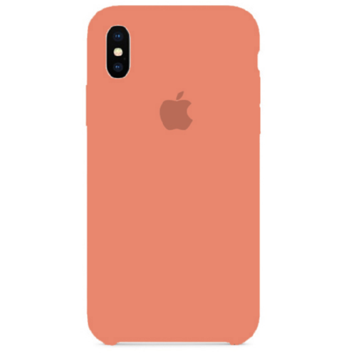 Чехол SIlicone Case для iPhone XS Max Protective Matte New Apricot