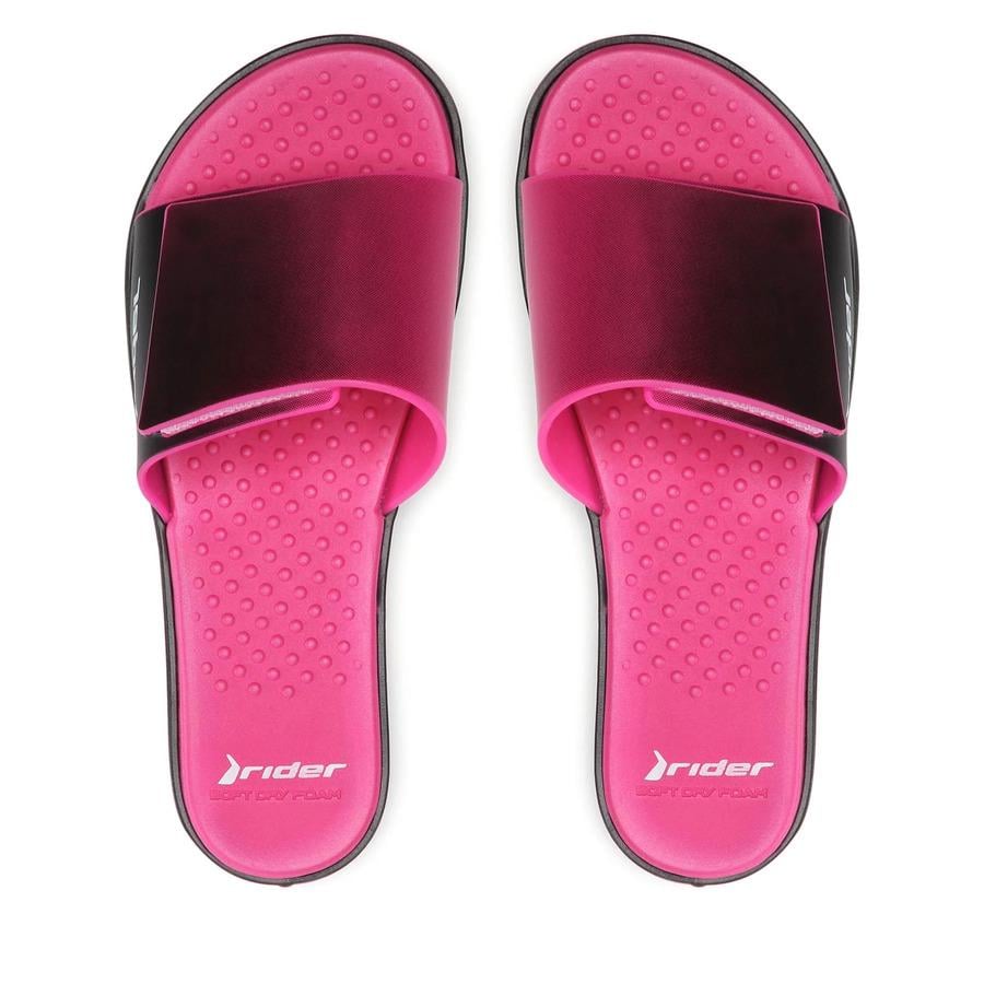 Тапки Rider 83170 20753 Pool III Fem женские р. 35/36 Черно-розовый