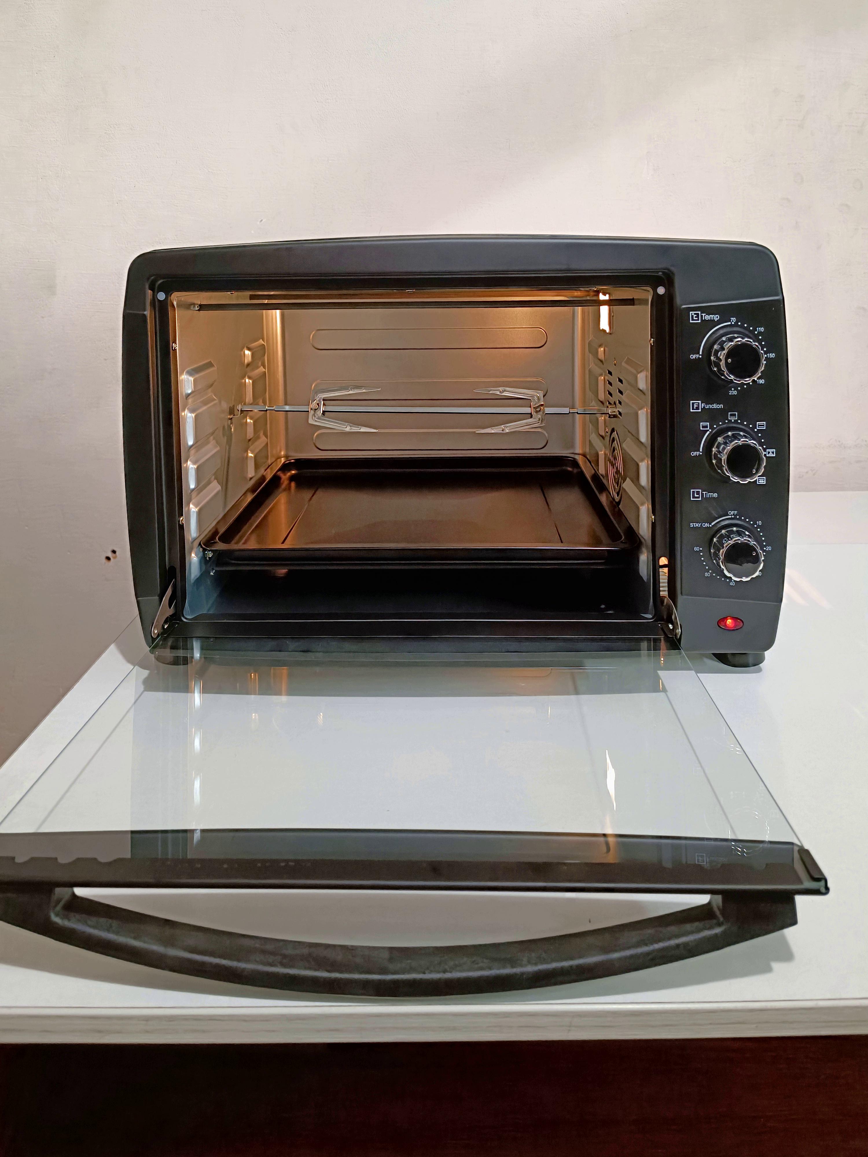 Духовка электрическая Мрія MF-49 с конвекцией/подсветкой/вертелом для гриля Черный - фото 2 Духовка электрическая Мрія MF-49 с конвекцией/подсветкой/вертелом для гриля Черный - фото 2