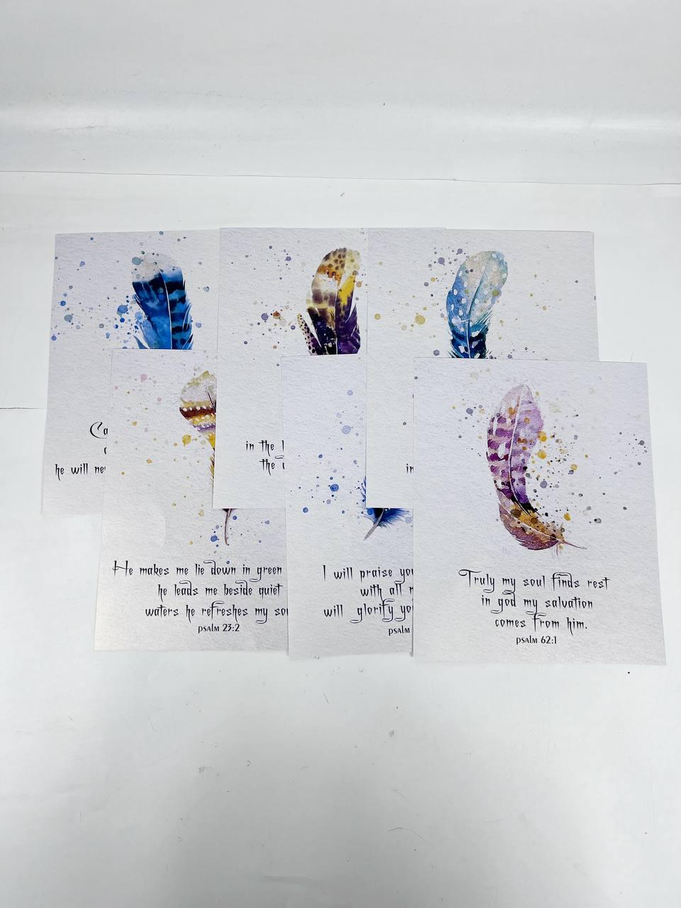 Набор открыток Amazon x003b6m7a7 one size А4 6 шт. Разноцветный