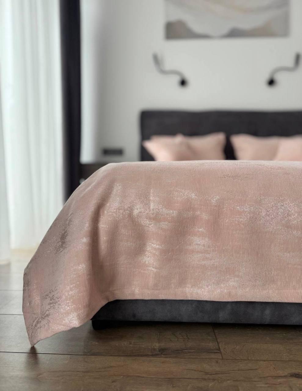 Покрывало Мрамор 200х250 см Нежно-розовый (22000-2)