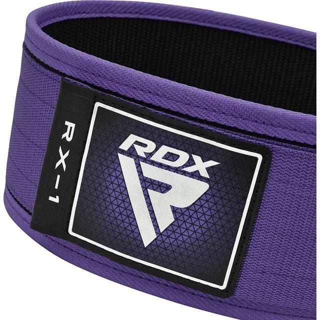 Пояс для тяжелой атлетики RDX RX1 Weight Lifting Belt XS Purple (WBS-RX1PR-XS) - фото 5